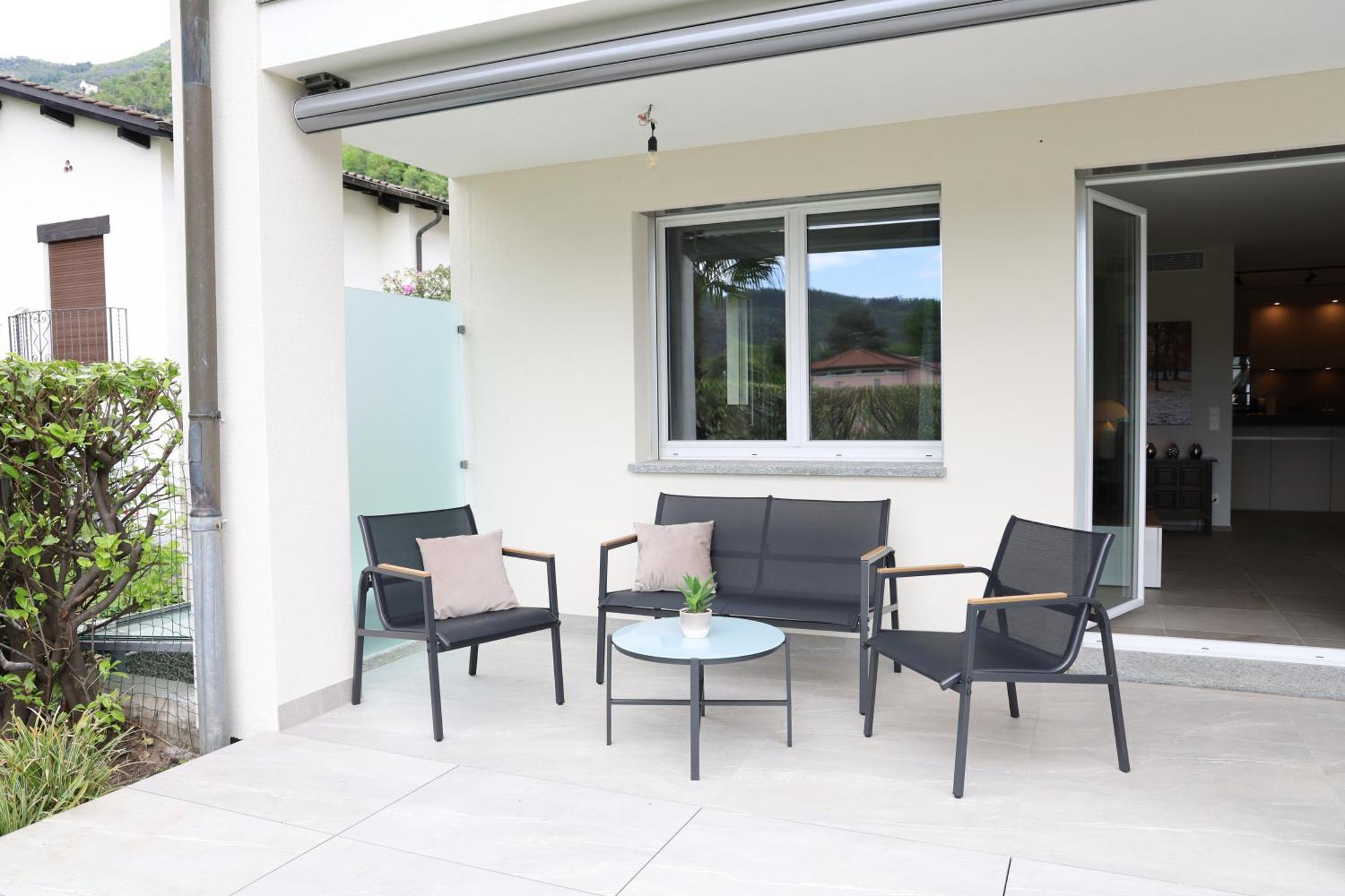 Ferienwohnung Casa Quattro Fiumi Tegna Exterior foto