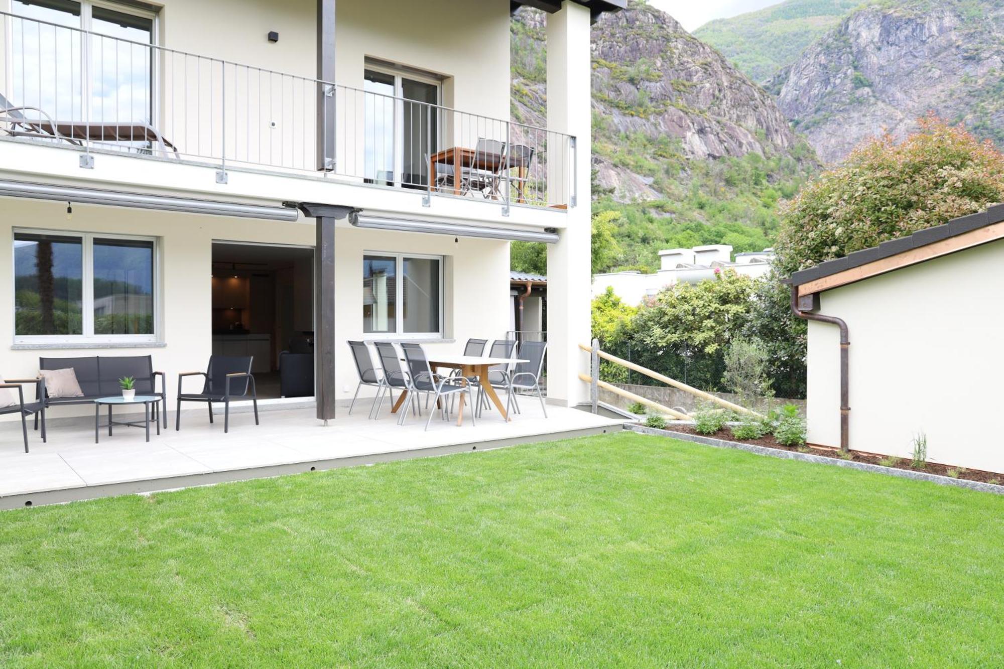 Ferienwohnung Casa Quattro Fiumi Tegna Exterior foto